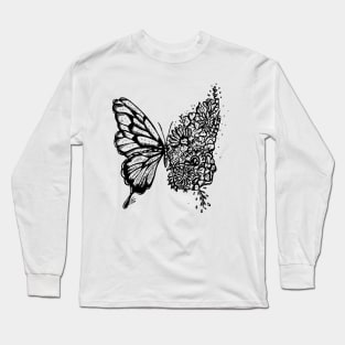 Flower-Fly Long Sleeve T-Shirt